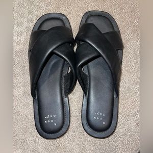 Black sandals